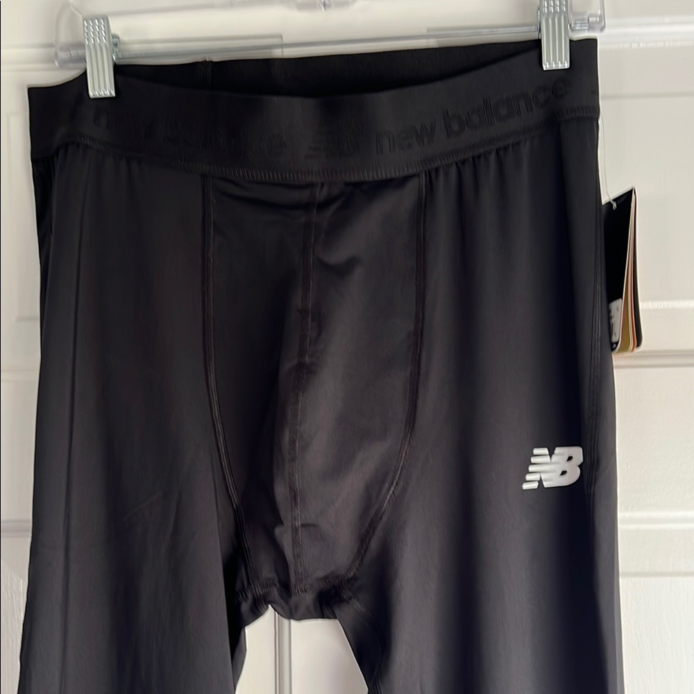 NWT New Balance Men's Black Performance Compression Tights, Size XL